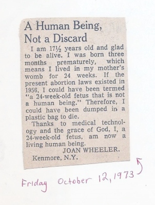 1973-10-12 A Human Being, Not a Discard